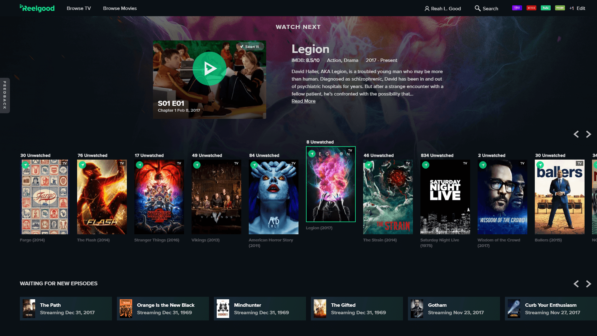 Stream series store